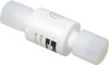 Parker Hannifin 3/8" PTFE Check Valve Inline, PARGRIP x PARGRIP, 120 WOG CV-1-2266 - 75544510