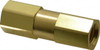 Parker Hannifin 1/4" Brass Check Valve Inline, FNPT x FNPT, 3,000 WOG 4F-C4L-1-BN-B - 86723251