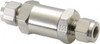 Parker Hannifin 3/8" Stainless Steel Check Valve Inline, Comp x Comp, 6,000 WOG 6A-C6L-1-SS - 86723558