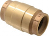 Strataflo 2" Brass Check Valve Inline, FNPT x FNPT, 400 WOG 400-200 - 45763083