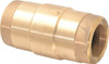Strataflo 1-1/4" Brass Check Valve Inline, FNPT x FNPT, 200 WOG 300-125 - 45762838
