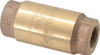 Strataflo 3/8" Brass Check Valve Inline, FNPT x FNPT, 400 WOG 400-038 - 45763026