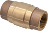 Strataflo 1" Brass Check Valve Inline, FNPT x FNPT, 200 WOG 375-100 - 45762895