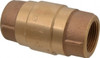 Strataflo 1" Brass Check Valve Inline, FNPT x FNPT, 200 WOG 300-100 - 45762820