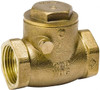 Value Collection 1-1/4" Brass Check Valve Check Swing, IPS, 200 WOG 101-006NL - 45884368