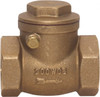 Value Collection 1-1/4" Brass Check Valve Check Swing, FNPT x FNPT, 200 WOG 4965302416JP - 38080776