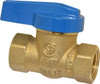 Legend Valve 3/8" Pipe, Brass, Straight without Side Tap, Gas Ball Valve 175 psi WOG Rating, Wedge Handle, FNPT x FNPT End Connections, 1 Piece 102-102 - 36894699