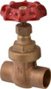 Legend Valve 3/4" Pipe, Soldered Bronze Solid Wedge Stem Gate Valve 200 WOG, 125 WSP, Screw Over Bonnet 104-664 - 36895241