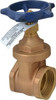 Legend Valve 2" Pipe, Threaded Bronze Solid Wedge Stem Gate Valve 200 WOG, 125 WSP, Screw Over Bonnet 104-658 - 36895225