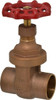Legend Valve 1-1/4" Pipe, Soldered Bronze Solid Wedge Stem Gate Valve 200 WOG, 125 WSP, Screw Over Bonnet 104-666 - 36895266