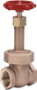Milwaukee Valve 1/4" Pipe, Class 150, Threaded (NPT) Bronze Solid Wedge Gate Valve 300 WOG, 150 WSP, Union Bonnet, For Use with Water, Oil & Gas 1151-14 - 36053312