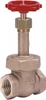 Milwaukee Valve 1/2" Pipe, Class 300, Threaded (NPT) Bronze Solid Wedge Gate Valve 1,000 WOG, 300 WSP, Union Bonnet, For Use with Water, Oil & Gas 1182-12 - 36053544