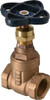 NIBCO 3/4" Pipe, Class 125, Threaded Bronze Solid Wedge Stem Gate Valve 200 WOG, 125 WSP, Screw-In Bonnet NL0J008 - 81452740