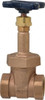 NIBCO 1" Pipe, Class 150, Threaded Bronze Solid Wedge Rising Stem Gate Valve 300 WOG, 150 WSP, Bolted Bonnet NL1M00A - 81928756