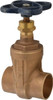NIBCO 2" Pipe, Class 125, Soldered Bronze Solid Wedge Stem Gate Valve 200 WOG, 125 WSP, Screw-In Bonnet NJ0J00D - 80017320