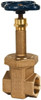 NIBCO 1-1/2" Pipe, Class 300, Threaded Bronze Alloy Solid Wedge Rising Stem Gate Valve 600 WOG, 300 WSP, Union Bonnet NL2H00C - 82029364