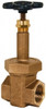 NIBCO 1-1/4" Pipe, Class 300, Threaded Bronze Alloy Solid Wedge Rising Stem Gate Valve 600 WOG, 300 WSP, Union Bonnet NL2H00B - 82029372