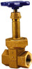 NIBCO 1-1/4" Pipe, Class 300, Threaded Bronze Alloy Solid Wedge Rising Stem Gate Valve with Stainless Steel Trim 600 WOG, 300 WSP, Union Bonnet NL2HS0B - 82029455