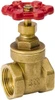 Value Collection 3/4" Pipe, Class 150, IPS Brass Wedge Compact Gate Valve 200 WOG, 200 WSP, Screw Over Bonnet, For Use with Water, Oil & Gas 100-404NL - 45884137