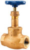 NIBCO 1-1/4" Pipe, Threaded Ends, Bronze Integral Globe Valve Bronze Disc, Screw-In Bonnet, 200 psi WOG, 125 psi WSP, Class 125 NL2J00B - 82029653