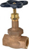 NIBCO 1" Pipe, Threaded Ends, Bronze Integral Globe Valve PTFE Disc, Union Bonnet, 600 psi WOG, 300 psi WSP, Class 300 NL3X00A - 82310574