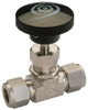 Ham-Let 5,000 Max psi, 1/8" Pipe, 316 Grade Stainless Steel, Inline Stem Regulating Instrumentation Needle Valve Compression x Compression End Connections, Swaglok SS-ORS2 3204825 - 85546497