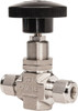 Ham-Let 5,000 Max psi, 3/8" Pipe, 316 Grade Stainless Steel, Inline Stem Regulating Instrumentation Needle Valve Compression x Compression End Connections, Swaglok SS-1RS6 3204808 - 85552388