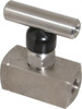 Made in USA 1/8" Pipe, Inline Miniature Needle Valve FNPT x FNPT Ends, Grade 316 Stainless Steel Valve, 6,000 Max psi 67550035 - 00075994