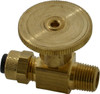 Parker Hannifin 1/4 x 1/8" Pipe, Inline Needle Valve Poly-Tite x MNPTF Ends, Brass Valve, 150 Max psi NV311P-4-2 - 63034037