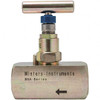 Value Collection 1/4" Pipe, Inline Hard Seat Needle Valve FNPT x FNPT Ends, Alloy Valve, 10,000 Max psi NVA6020 - 00075564
