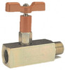 Value Collection 1/4" Pipe, Inline Soft Seat Needle Valve FNPT x FNPT Ends, Grade 316 Stainless Steel Valve, 6,000 Max psi NVA1020 - 00075853