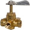 Eaton Steel 3 Way Shutoff Drain Cock & Shutoff Valve 1/4 Thread, 30 Max psi 6749 - 01602010
