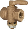 Apollo Valves Conbraco 1/4" Pipe, Lever Head Wrench Operated Gas Cock Bronze 52-401-01 - 37013505
