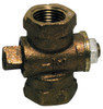 Apollo Valves Conbraco 1/4" Pipe, Square Head Wrench Operated Gas Cock Bronze 52-301-01 - 37013455