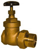 Legend Valve 1/2" Pipe, 200 psi WOG Rating, FNPT x Male Union End Connections, Handwheel Steam Gate Radiator Valve 125 psi Steam Pressure Rating, Bronze 110-133 - 36896611