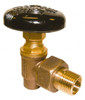 Legend Valve 3/4" Pipe, 60 psi WOG Rating, Soldered x Male Union End Connections, Handwheel Hot Water Angle Radiator Valve 125 psi Steam Pressure Rating, Bronze 110-124 - 36896603