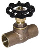Legend Valve 1/2" Pipe, 125 psi WOG Rating, Lead Free Brass, Stop Valve Handwheel Handle, C x C Sweat End Connections 107-113NL - 41989005