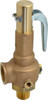 Apollo Valves Conbraco 1" Inlet, 1-1/4" Outlet, High Pressure Safety Valve 150 Max psi, Bronze 19KFEA150 - 37012770
