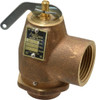 Apollo Valves Conbraco 3/4" Inlet, 1" Outlet, ASME Safety Valve 35 Max psi, Bronze 10-102-06 - 37012416