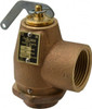 Apollo Valves Conbraco 3/4" Inlet, 1" Outlet, ASME Safety Valve 30 Max psi, Bronze 10-102-05 - 37012408