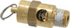 Conrader 1/4" Inlet, ASME Safety Relief Valve 125 Max psi, Brass SRV25-125 - 32150930