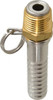 SuperKlean 1/2 NPT x 5/8" Hose Barb, Swivel Hose Adapter Brass & Stainless Steel 8-5/8-B - 86160645