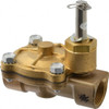 Parker Hannifin 3/4" Port Brass Two-Way Piloted Diaphragm Solenoid Valve Normally Closed 12F24C2148AAF - 68014224