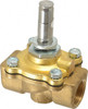 Parker Hannifin 3/4" Port Brass Two-Way Piloted Diaphragm Solenoid Valve Normally Open 12F23O2148ACF - 68014372