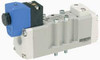 Parker Hannifin 120 VAC Aluminum Four-Way Two Position Solenoid Valve Normally Open Thru Ports 1 & 2 H1EVXBG023D - 06138614