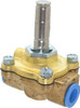 Parker Hannifin 3/8" Port Brass Two-Way Piloted Diaphragm Solenoid Valve Normally Open 06F23O2140ACF - 68014356