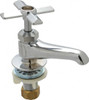 B&K Mueller Standard, One Handle Design, Chrome, Round Deck Plate Single Mount Faucet 4 Spoke Handle 120-003NLA - 65382467