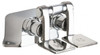 Chicago Faucets No Spout, Self Closing Cartridges Design, Rough Chrome, Floor Mounted, Floor Mounted Faucet with Short Pedals Pedal Handle 625-ABRCF - 40865388
