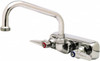T&S Brass Standard, 2 Way Design, Wall Mount, Workboard Wall Mount Faucet 6 Inch Spout, Lever Handle B-1115 - 32071896