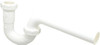 Federal Process 1-1/4 Outside Diameter, P Trap with Wall Pipe White, PVC 813PVCBG - 82723123